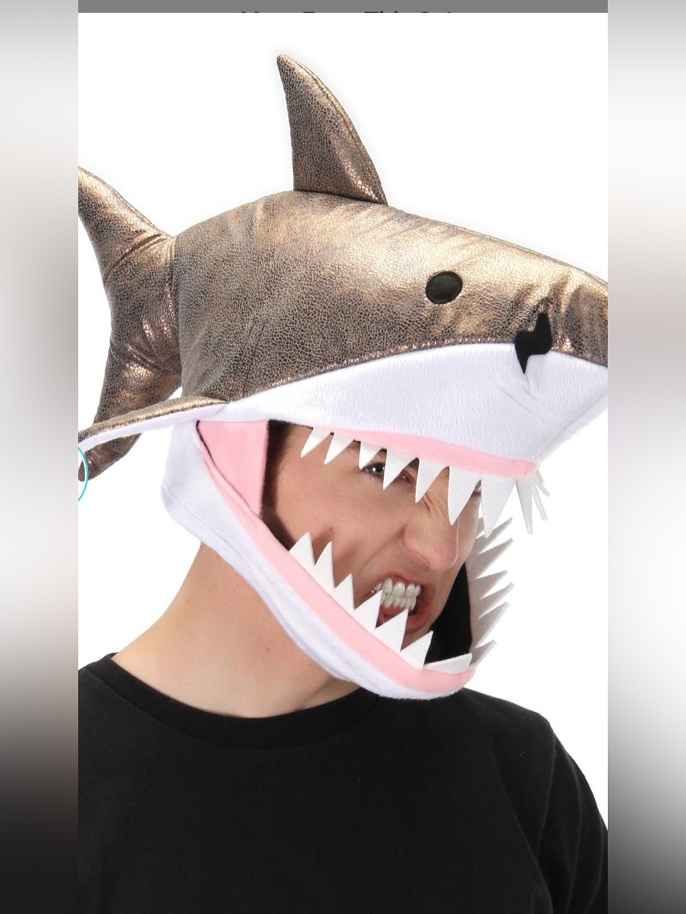 NWT Elope Great White shark hat Halloween costume